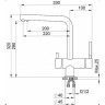 Смеситель GRANULA GR-2305 шварц (черный металлик) 2305 SHBAPC